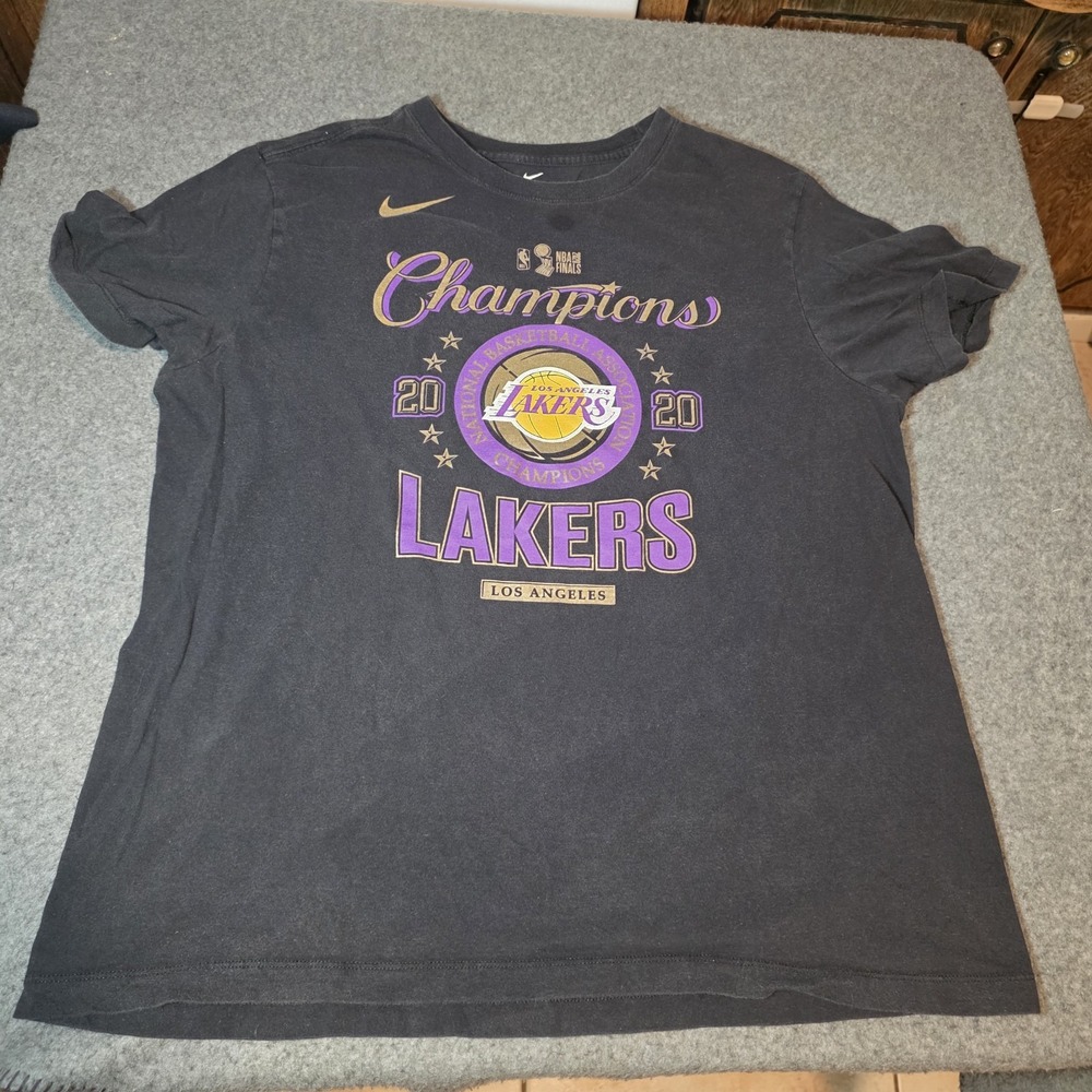 The Nike Tee Nba Champions Los Angeles Lakers 2020 Large H2